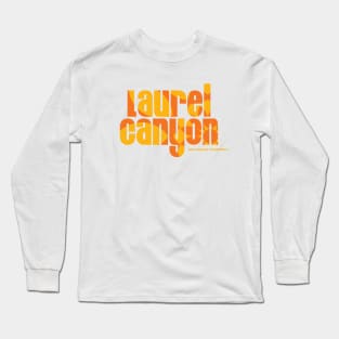 Laurel Canyon psychedelic flower logo Long Sleeve T-Shirt